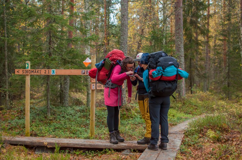 Sunnuntaibrunssin jälkeen täytyy enää löytää tie takaisin parkkipaikalle.