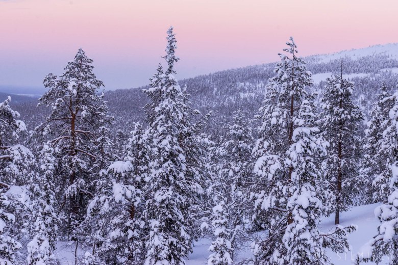 auringonlasku tunturissaa