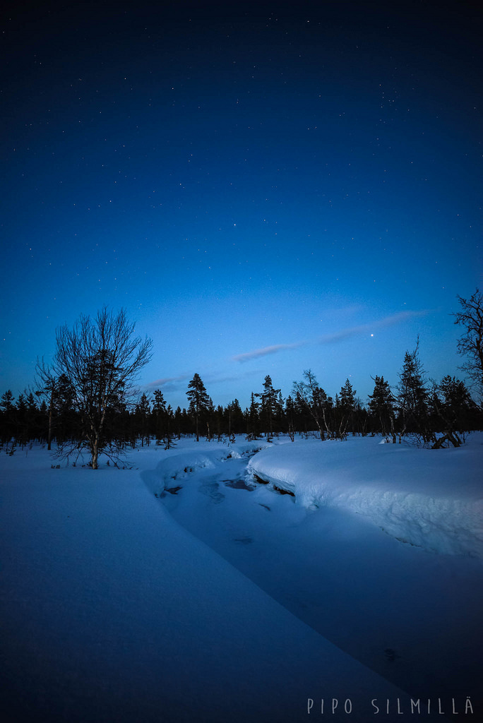 Öinen Suomujoki Urho Kekkosen kansallispuistossa